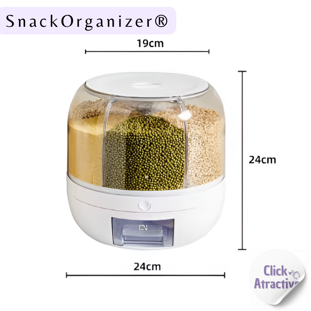 SnackOrganizer™ - Organizador Giratorio