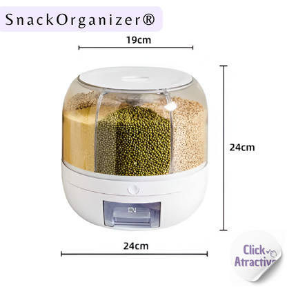 SnackOrganizer™ - Organizador Giratorio