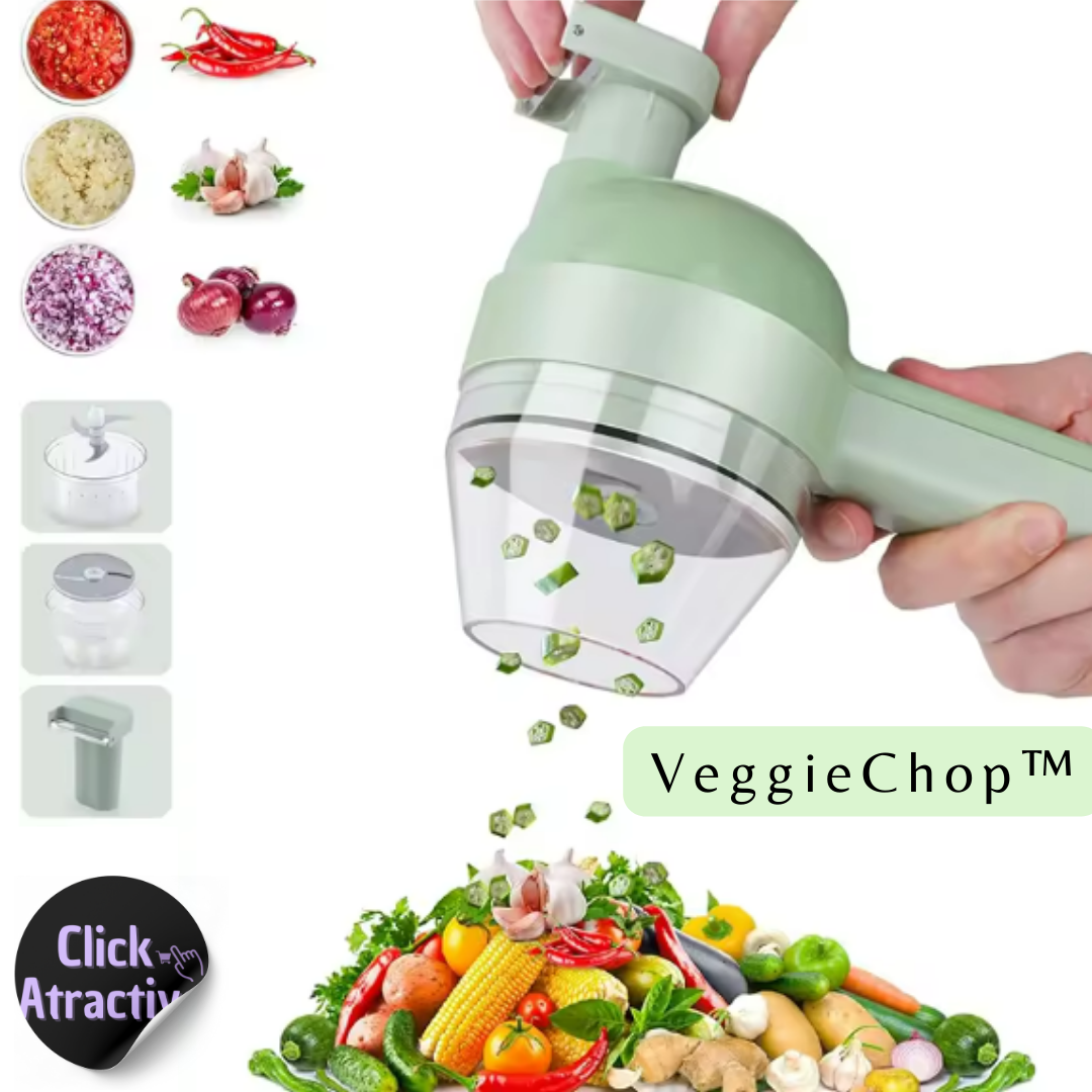 VeggieChop™ - Picadora de Verduras Eléctrico Portátil