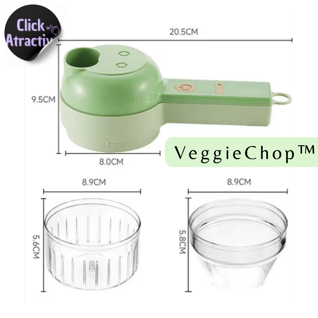 VeggieChop™ - Picadora de Verduras Eléctrico Portátil